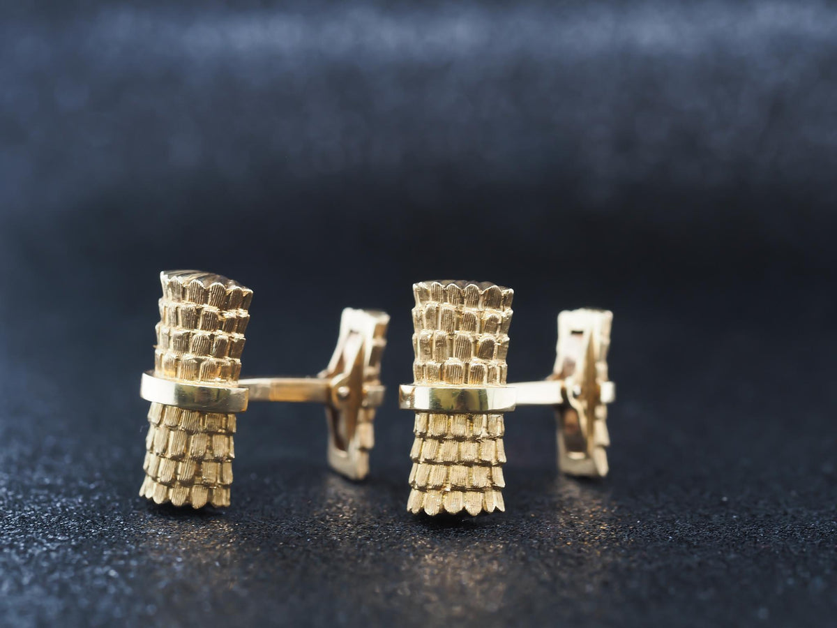 Vintage 18K Yellow Gold Tiffany & Co. Cufflinks