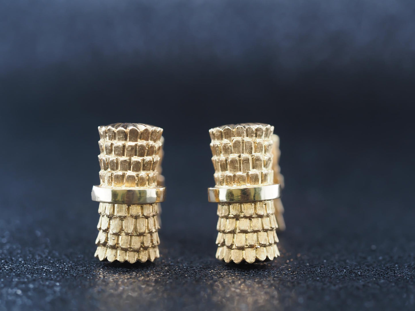 Vintage 18K Yellow Gold Tiffany & Co. Cufflinks