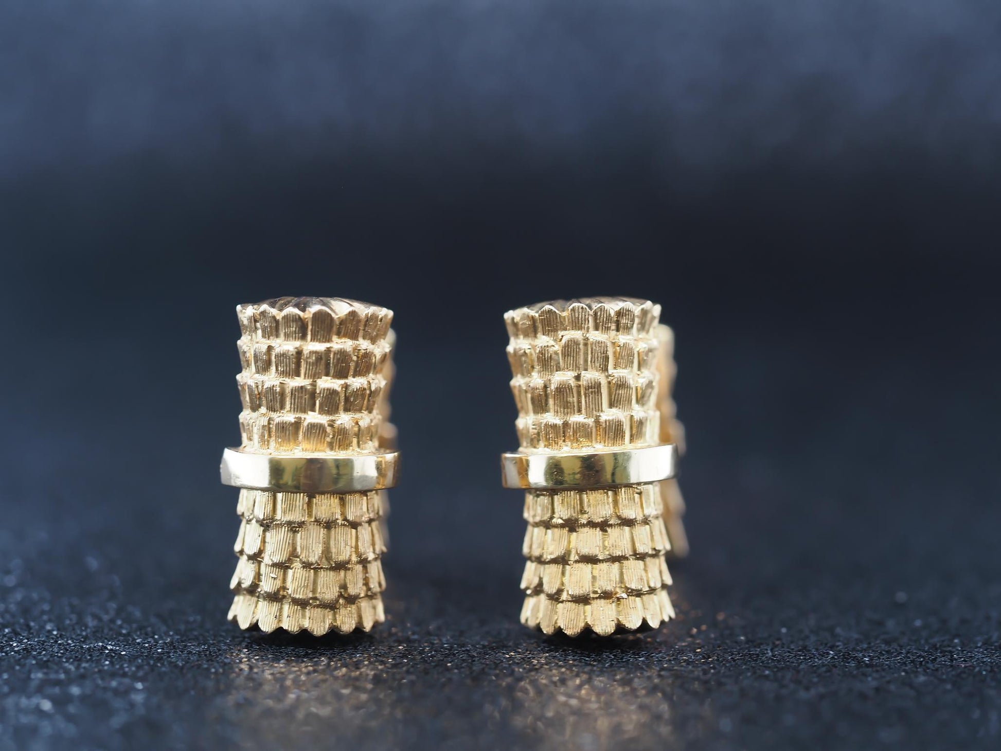 Vintage 18K Yellow Gold Tiffany & Co. Cufflinks