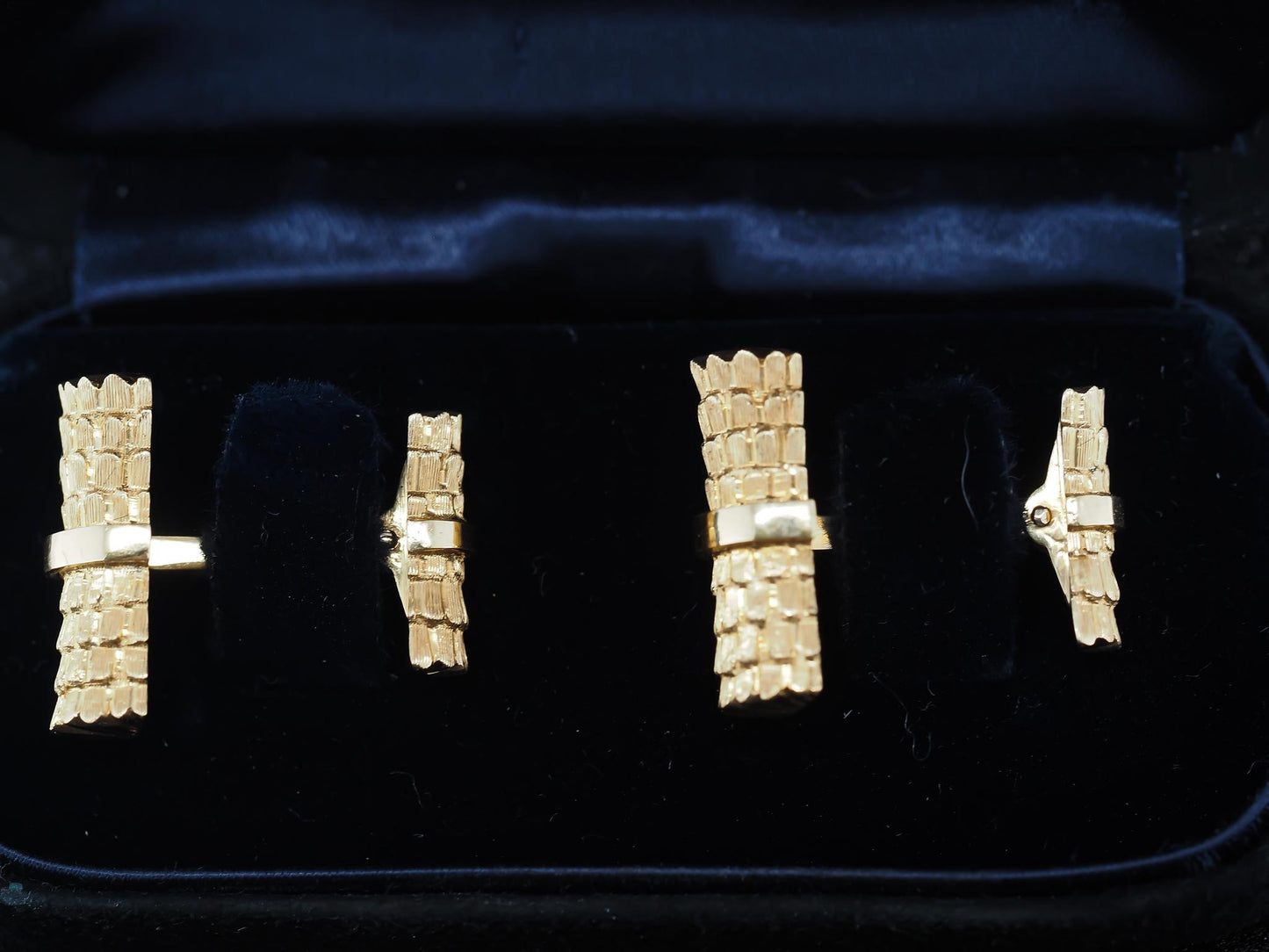 Vintage 18K Yellow Gold Tiffany & Co. Cufflinks