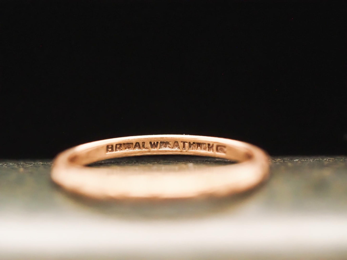 Vintage 10K Yellow Gold Wedding Band - VHK#625