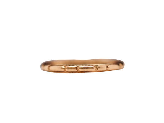 Vintage 10K Yellow Gold Wedding Band - VHK#625