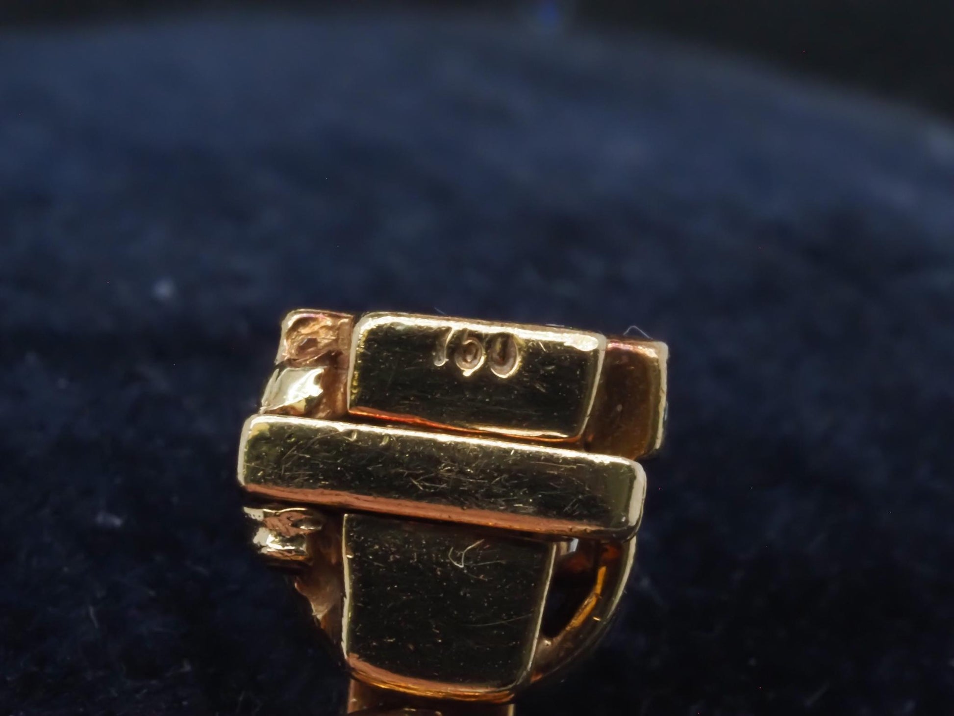 Estate Charles Krypell 18K Yellow Gold Diamond Bracelet - VHK#362a