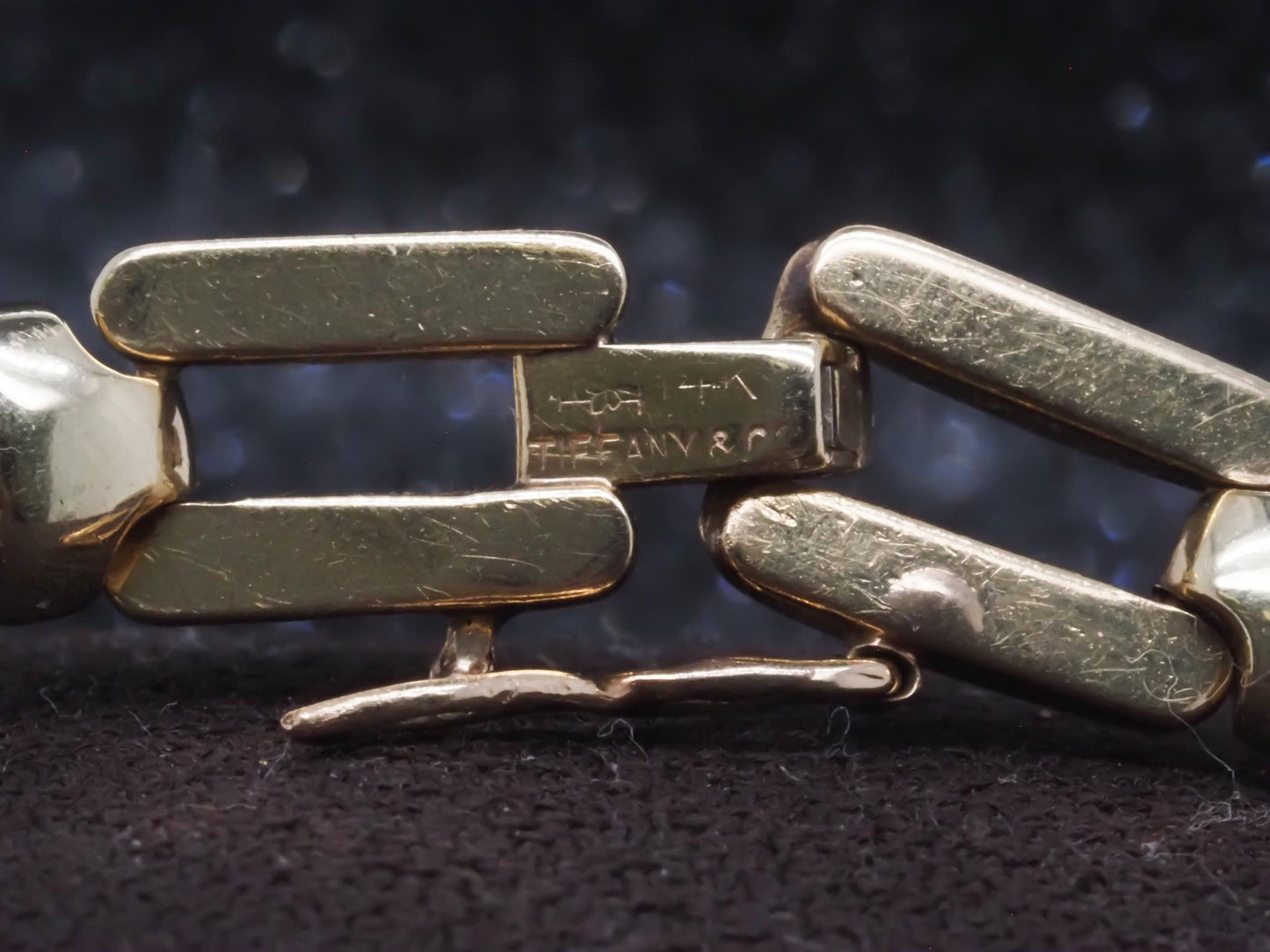 Estate 14K Yellow Gold TIFFANY & CO. Snake Chain Necklace - VHK#451B