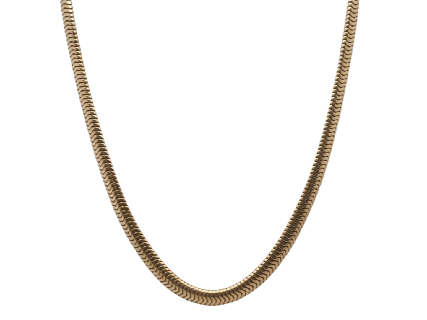 Estate 14K Yellow Gold TIFFANY & CO. Snake Chain Necklace - VHK#451B