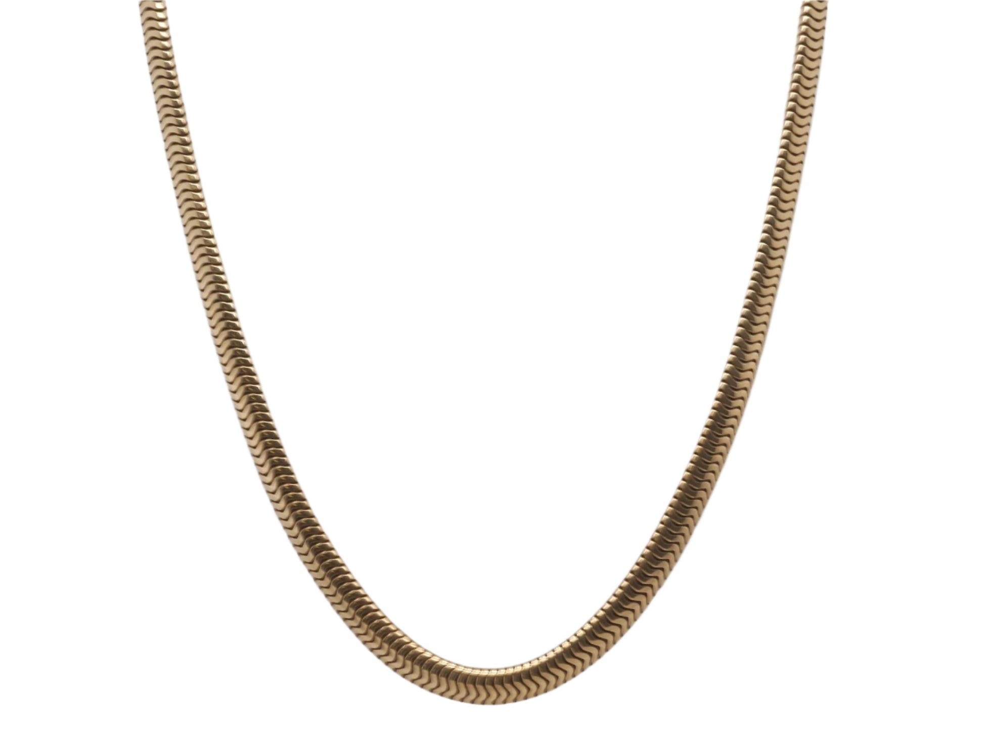 Estate 14K Yellow Gold TIFFANY & CO. Snake Chain Necklace - VHK#451B