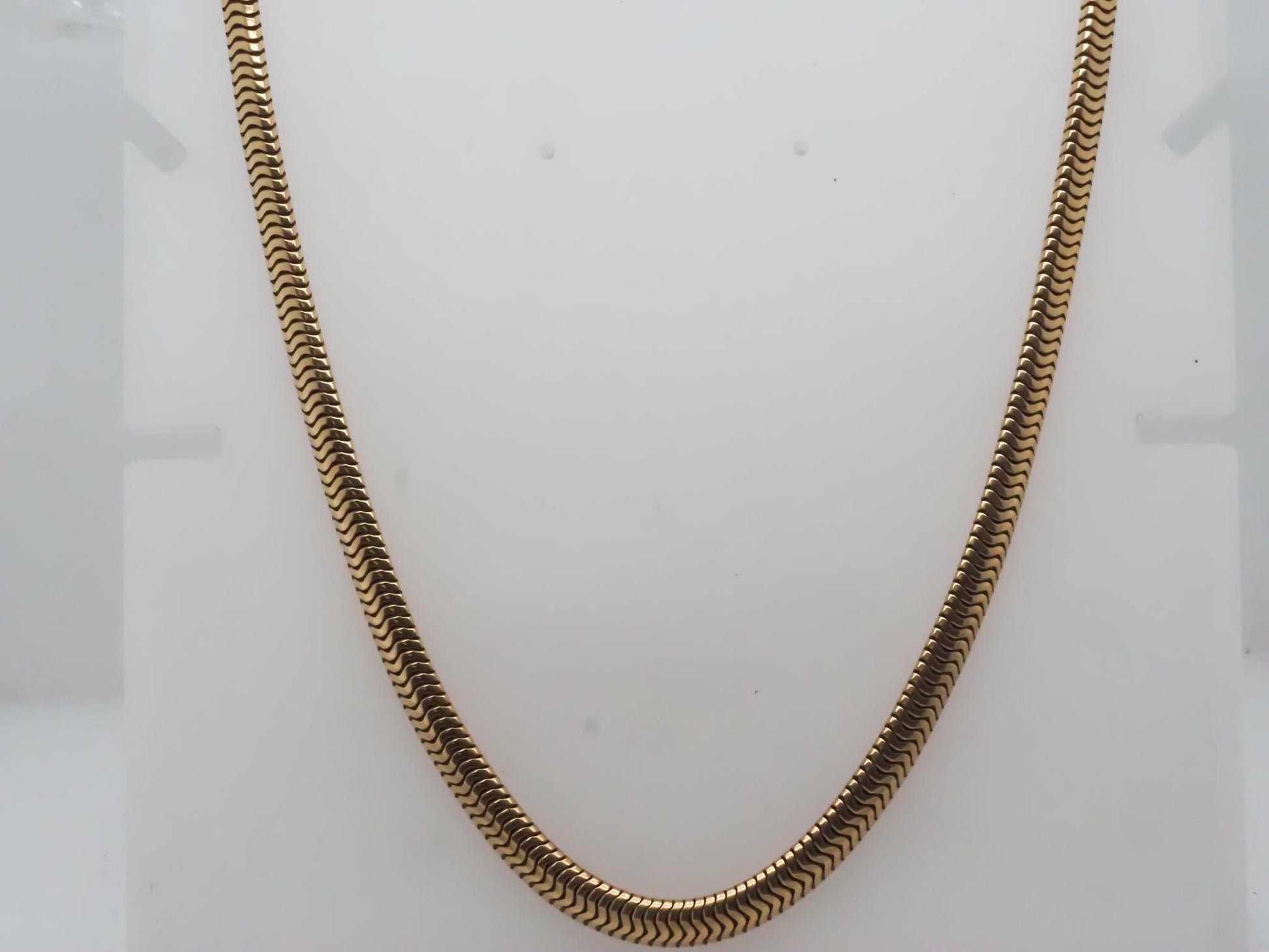 Estate 14K Yellow Gold TIFFANY & CO. Snake Chain Necklace - VHK#451B