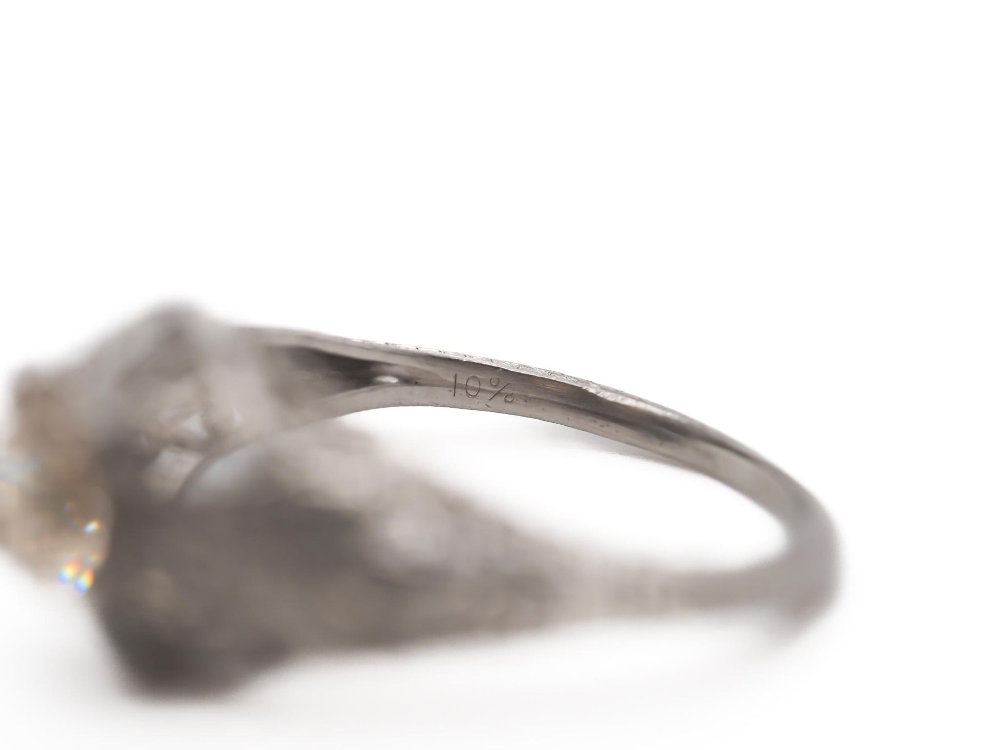 Circa 1900s GIA Fancy Brown Old European Brilliant Diamond Engagement Ring - VEG