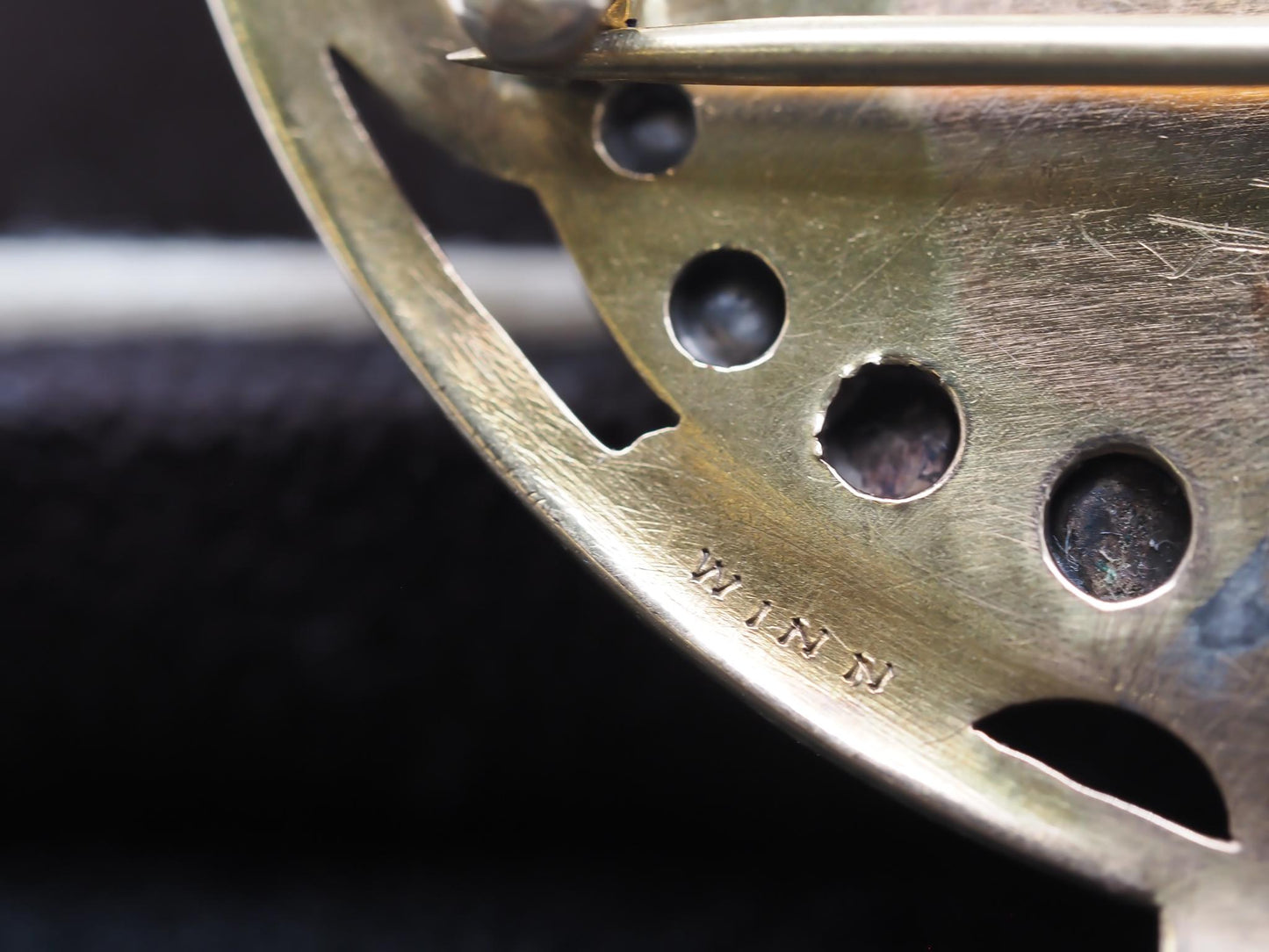 Estate Arts & Crafts Era “JAMES WINN” Opal Necklace 18K Yellow Gold - VHK#182c