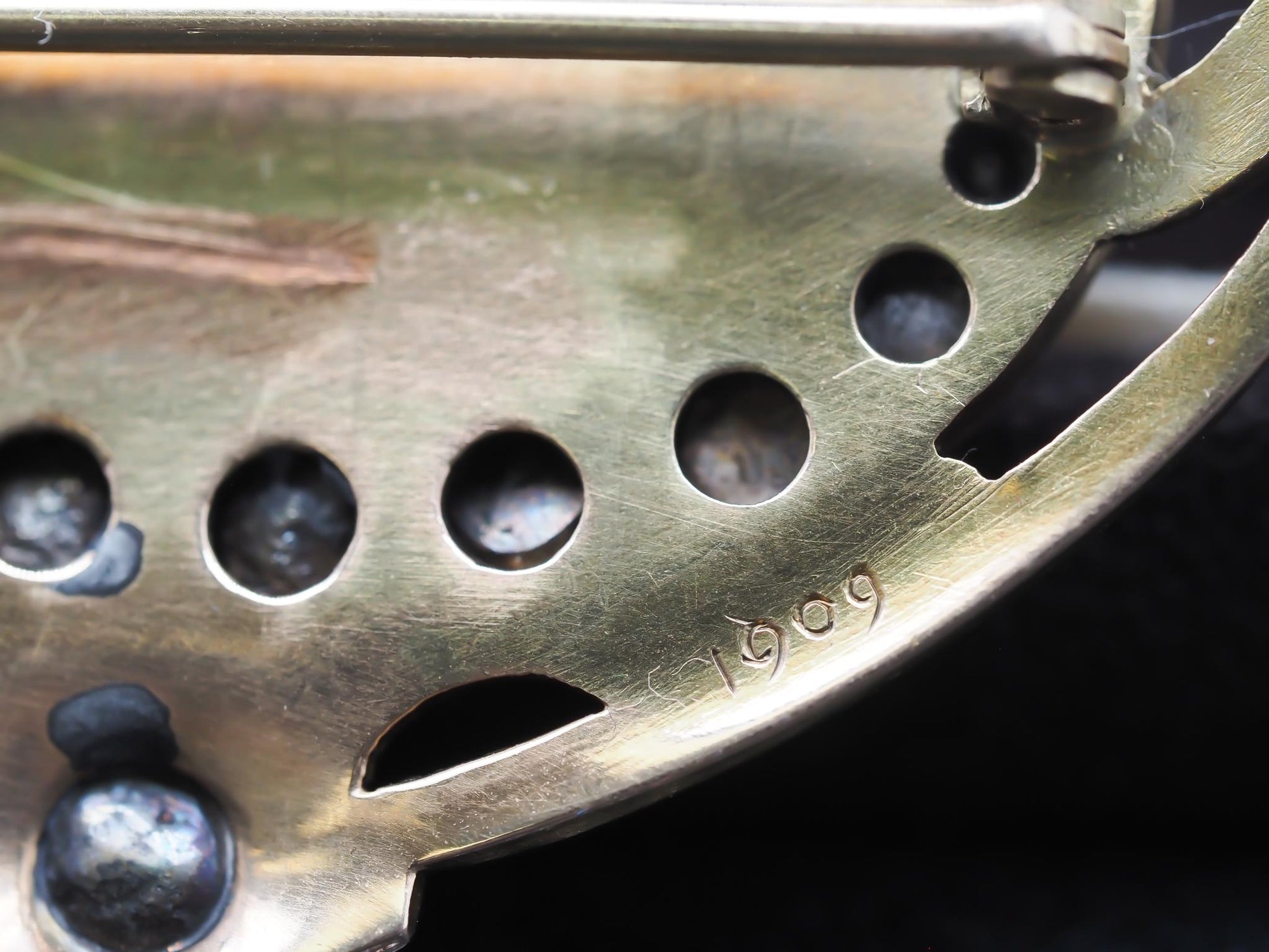 Estate Arts & Crafts Era “JAMES WINN” Opal Necklace 18K Yellow Gold - VHK#182c