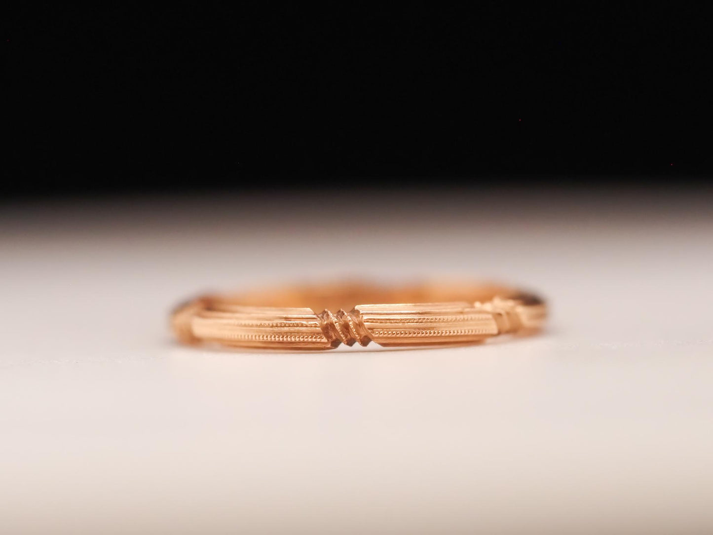 Vintage 14K Yellow Gold Wedding Band Size 5.75 - VHK#632