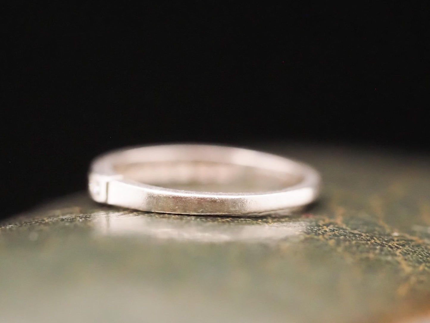 Circa 1943 Engraved Tiffany & Co Diamond Wedding Band - VHK#634
