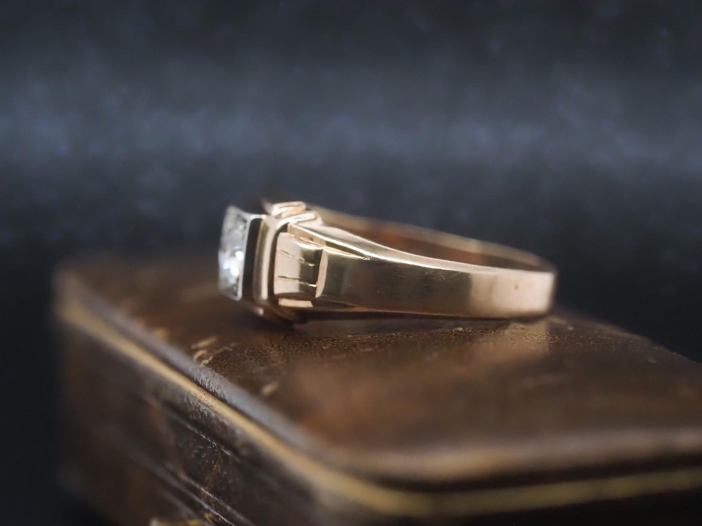 Estate Art Deco .50ct Old European Diamond Engagement Ring - VHK#878a