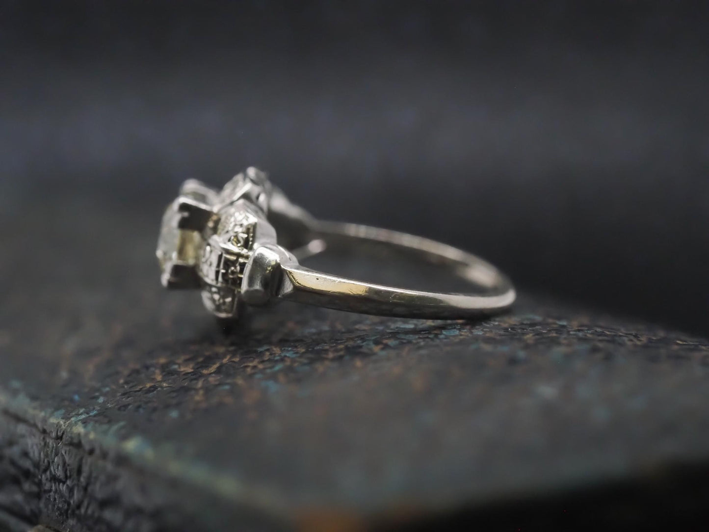 Estate Art Deco 1.00ct Old European Diamond Engagement Ring - VHK#951a