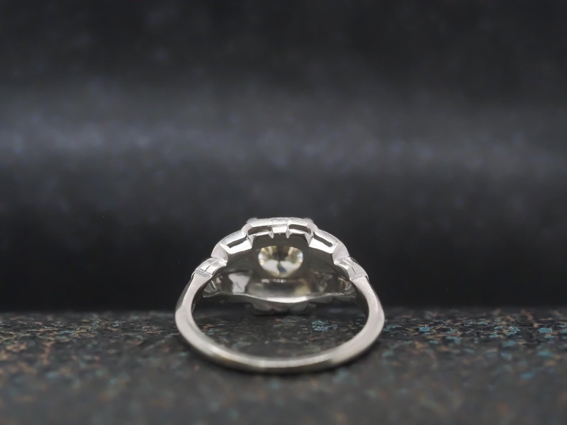 Estate Art Deco 1.00ct Old European Diamond Engagement Ring - VHK#951a