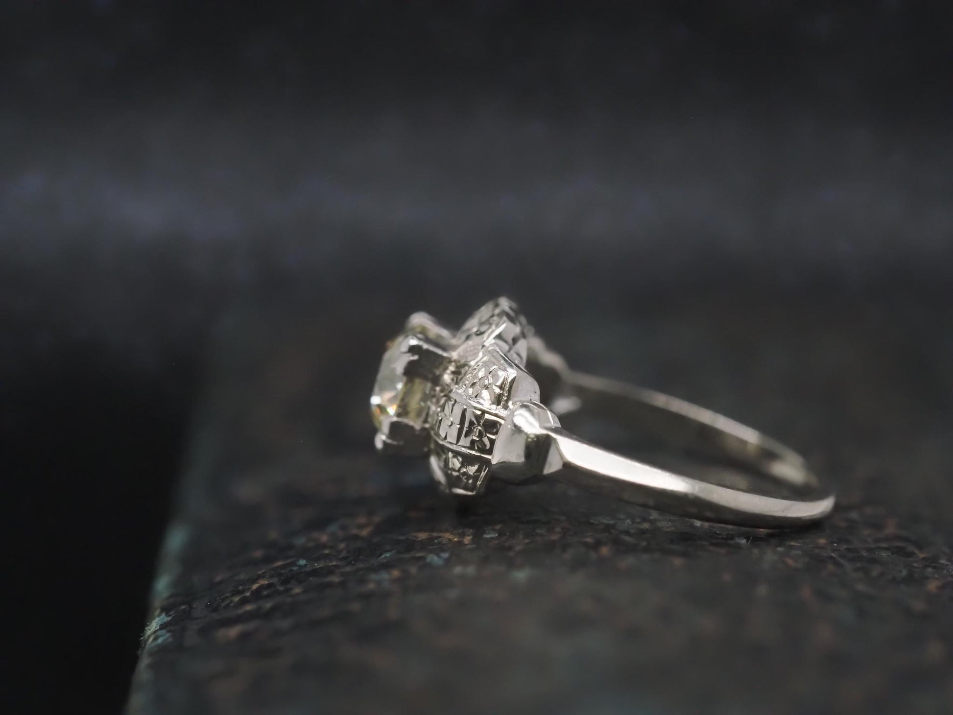 Estate Art Deco 1.00ct Old European Diamond Engagement Ring - VHK#951a