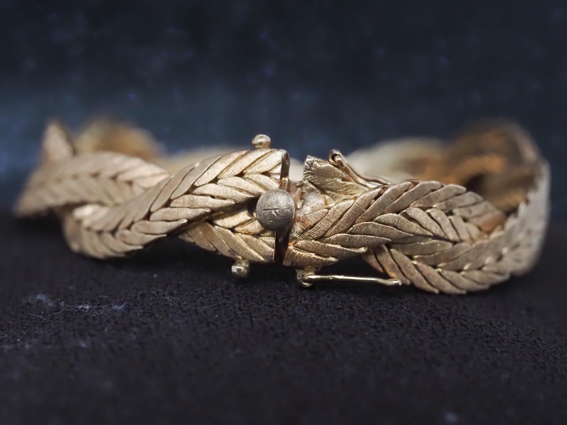 Estate 18K Yellow Gold BUCCELLATI Weave Bracelet - VHK#244b