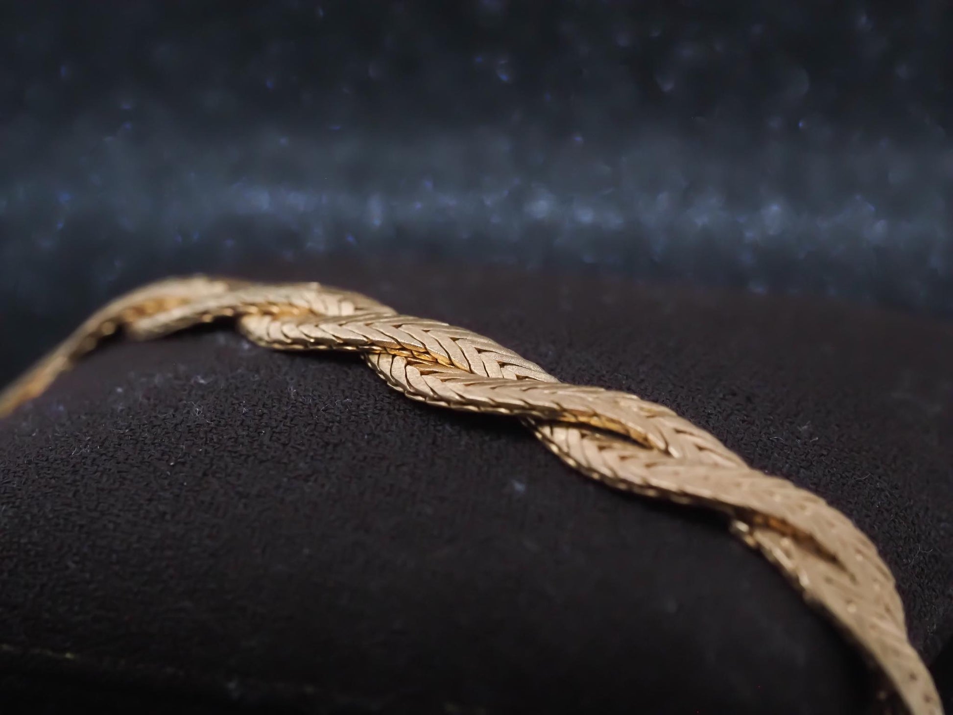 Estate 18K Yellow Gold BUCCELLATI Weave Bracelet - VHK#244b