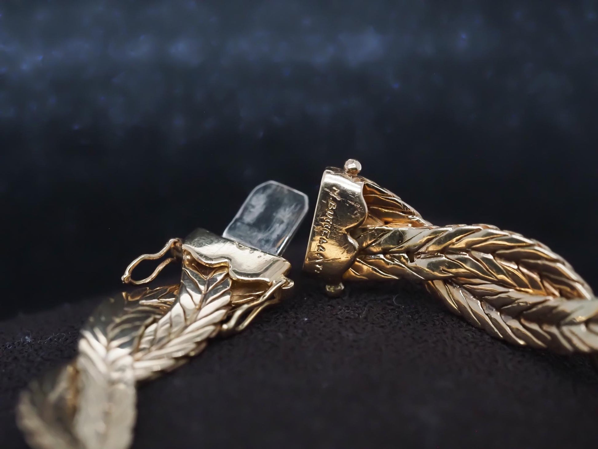 Estate 18K Yellow Gold BUCCELLATI Weave Bracelet - VHK#244b