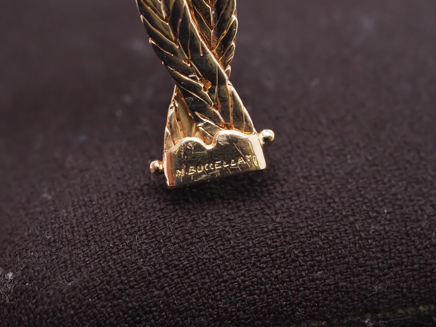 Estate 18K Yellow Gold BUCCELLATI Weave Bracelet - VHK#244b