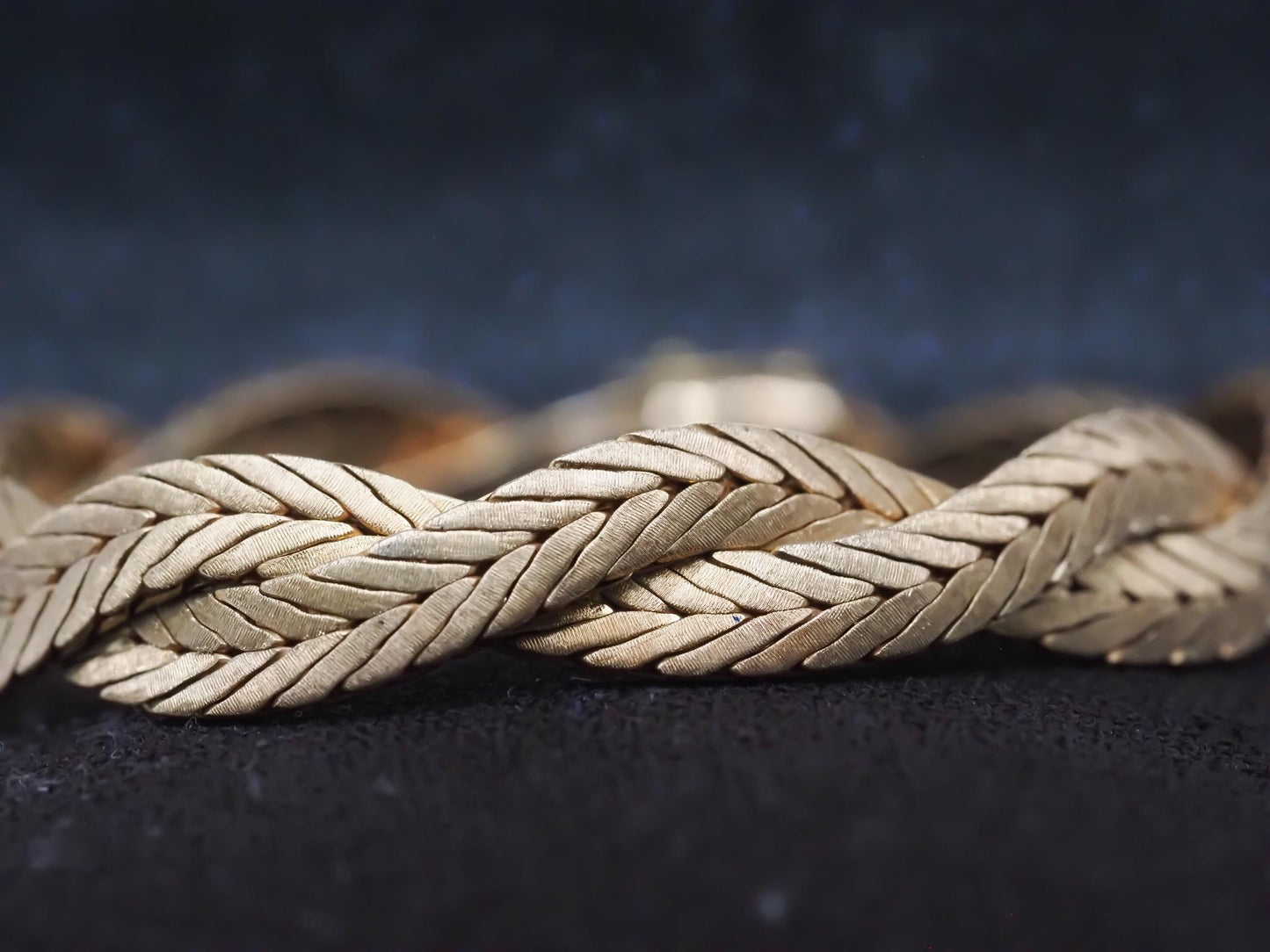 Estate 18K Yellow Gold BUCCELLATI Weave Bracelet - VHK#244b