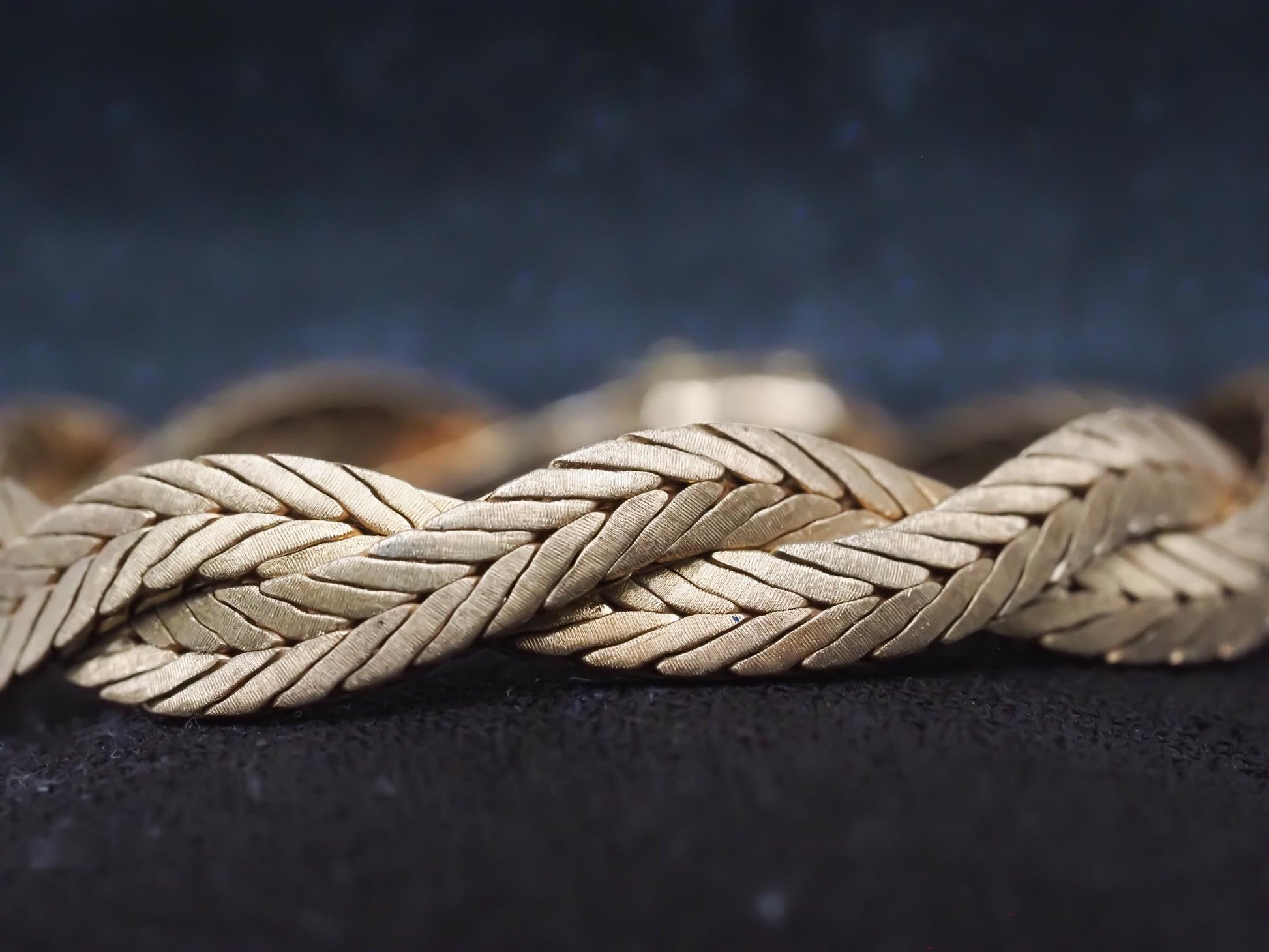 Estate 18K Yellow Gold BUCCELLATI Weave Bracelet - VHK#244b