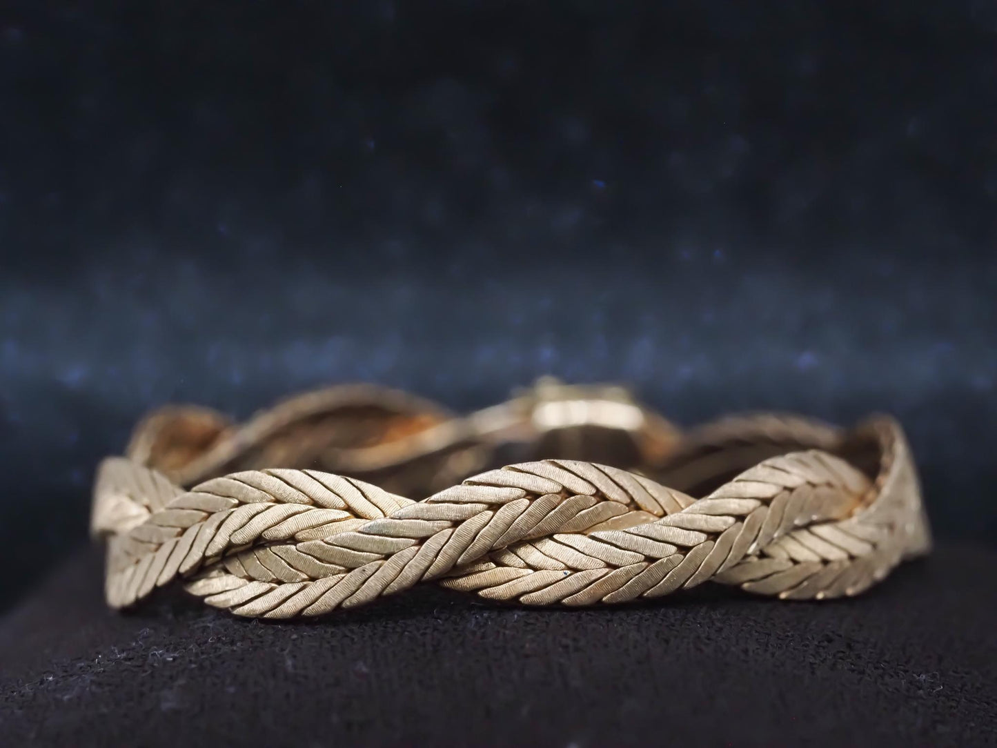 Estate 18K Yellow Gold BUCCELLATI Weave Bracelet - VHK#244b