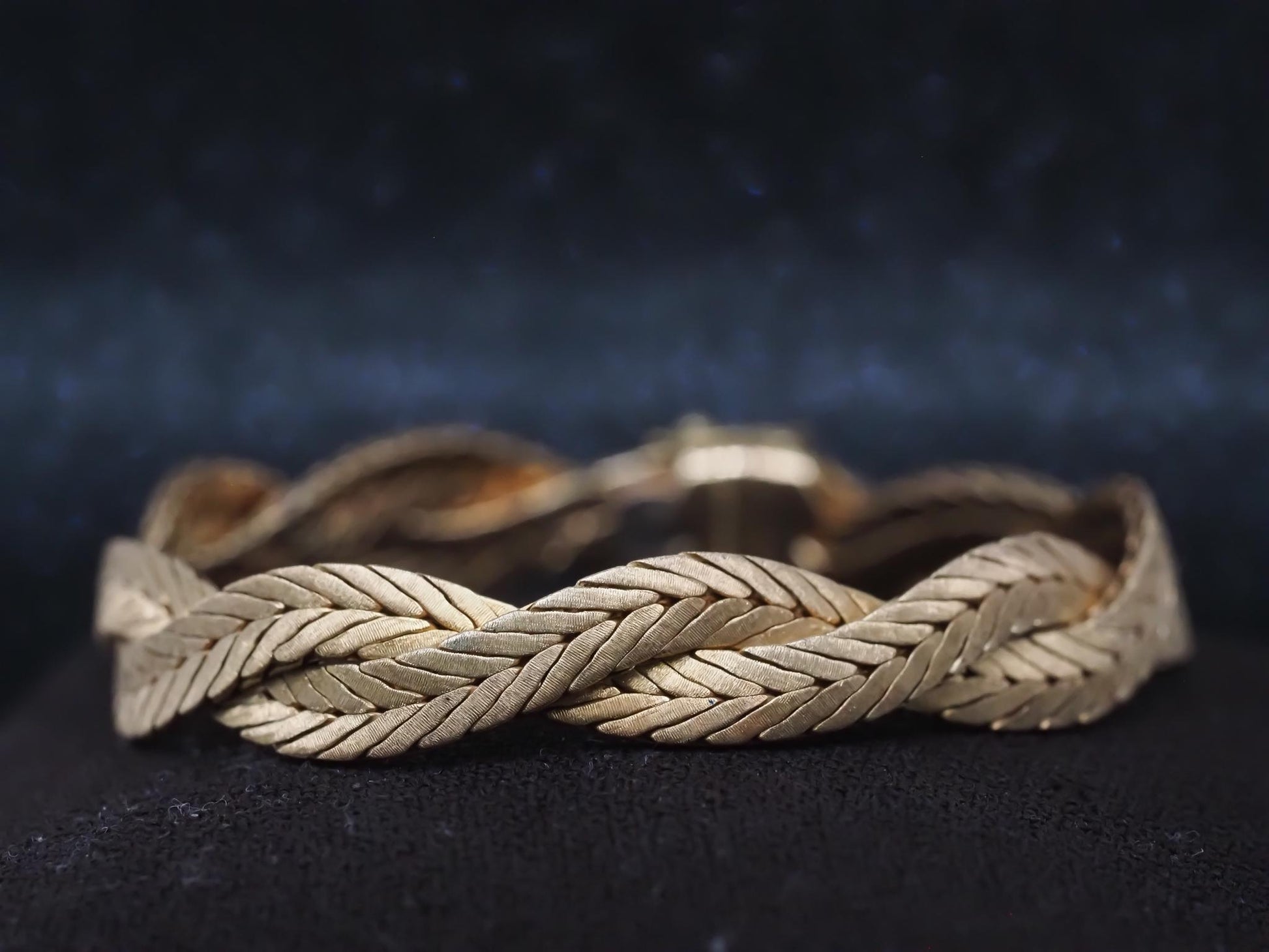 Estate 18K Yellow Gold BUCCELLATI Weave Bracelet - VHK#244b
