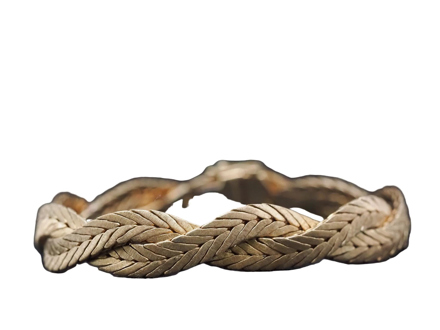 Estate 18K Yellow Gold BUCCELLATI Weave Bracelet - VHK#244b