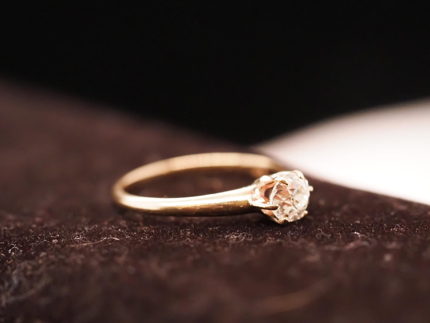 Circa 1900s .55ct Old European Brilliant Diamond Engagement Ring - VHK#638