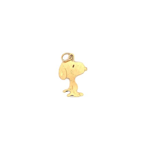 Vintage 14K Gold Peanuts Snoopy Charm