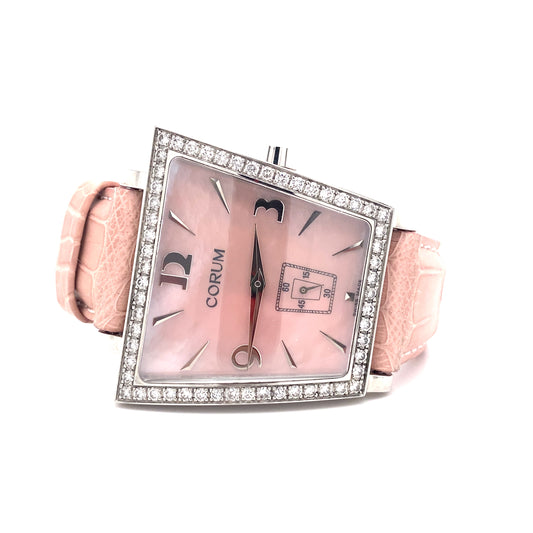 CORUM Trapeze Diamond Mother of Pearl Womens Wrist Watch