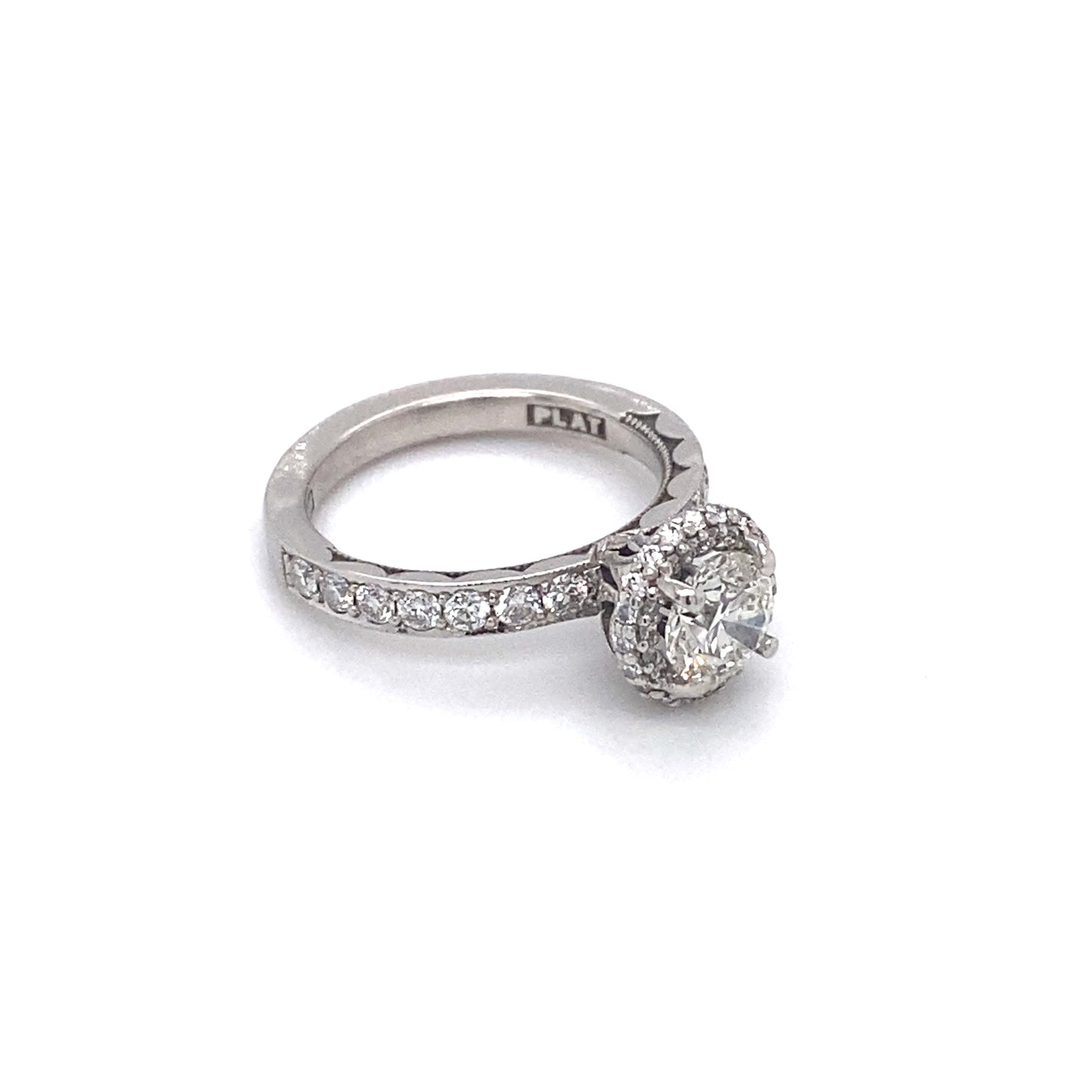 Tacori 0.65 Carat Diamond Engagement Ring in Platinum