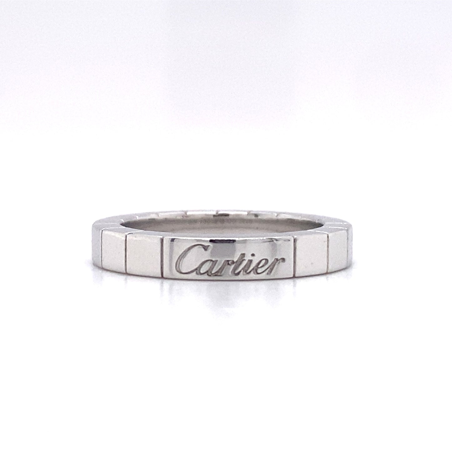 Cartier Lanier Band in 18K White Gold