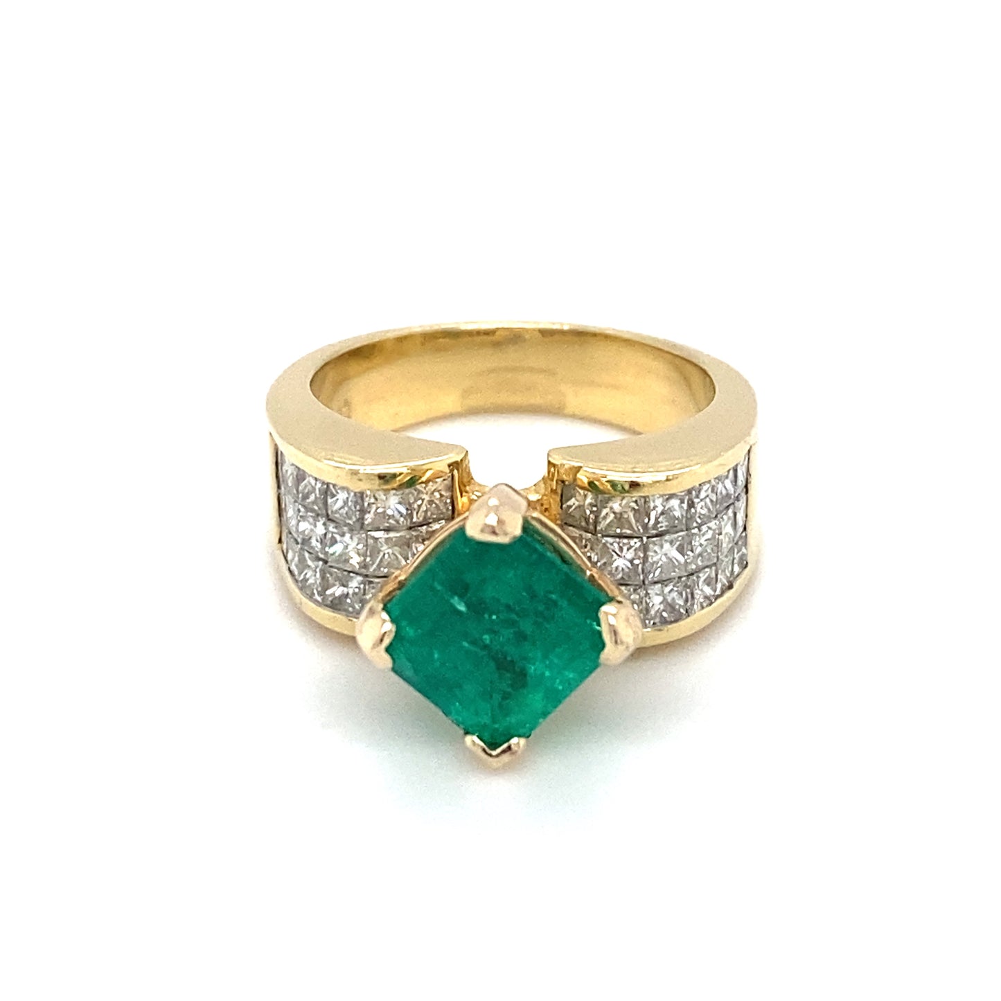Le Vian 5.0 Carat Emerald and Diamond Ring in 18K Gold