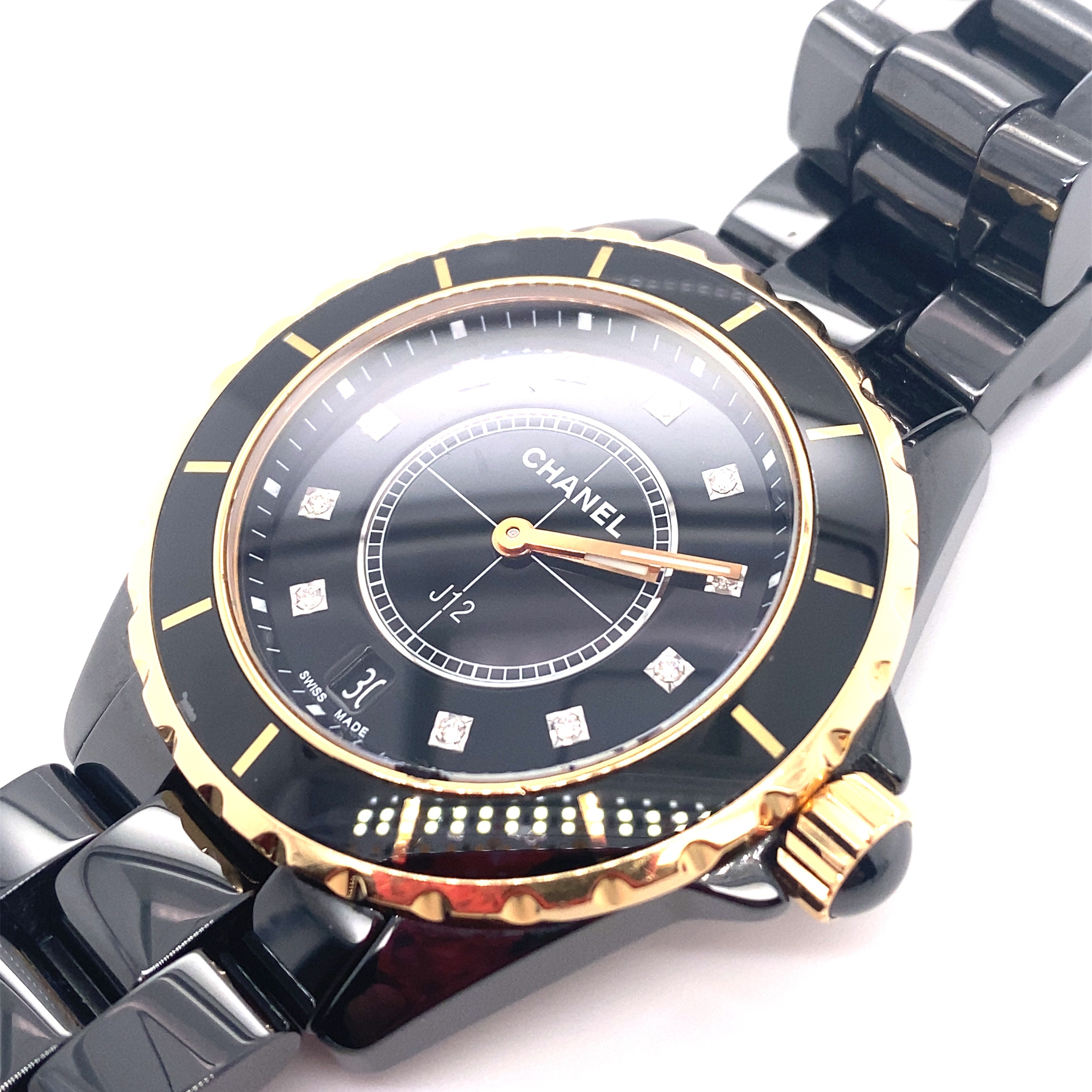 black chanel j12 watch