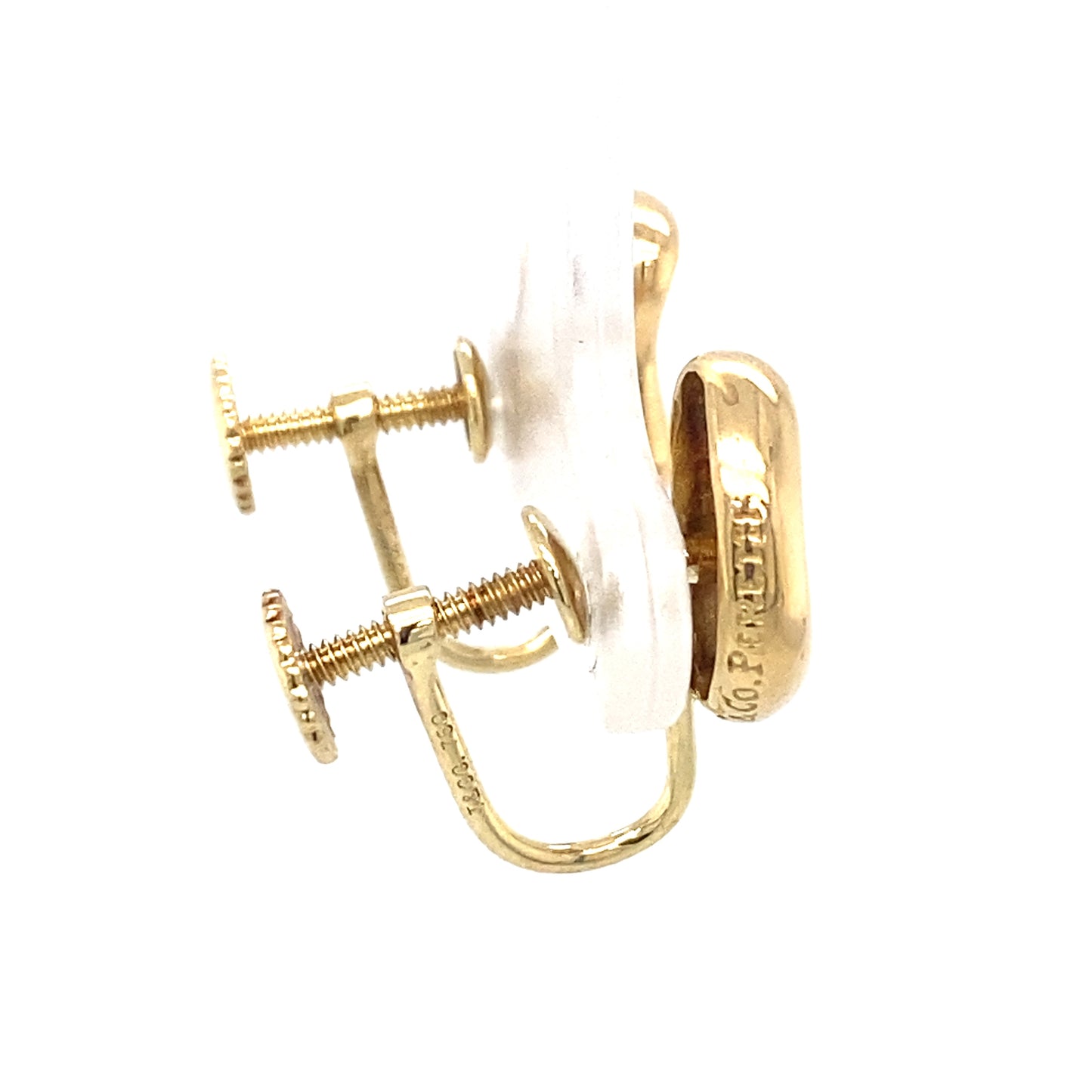 Tiffany & Co. Elsa Peretti Bean Screw Back Non-Pierced Earrings in 18K Gold