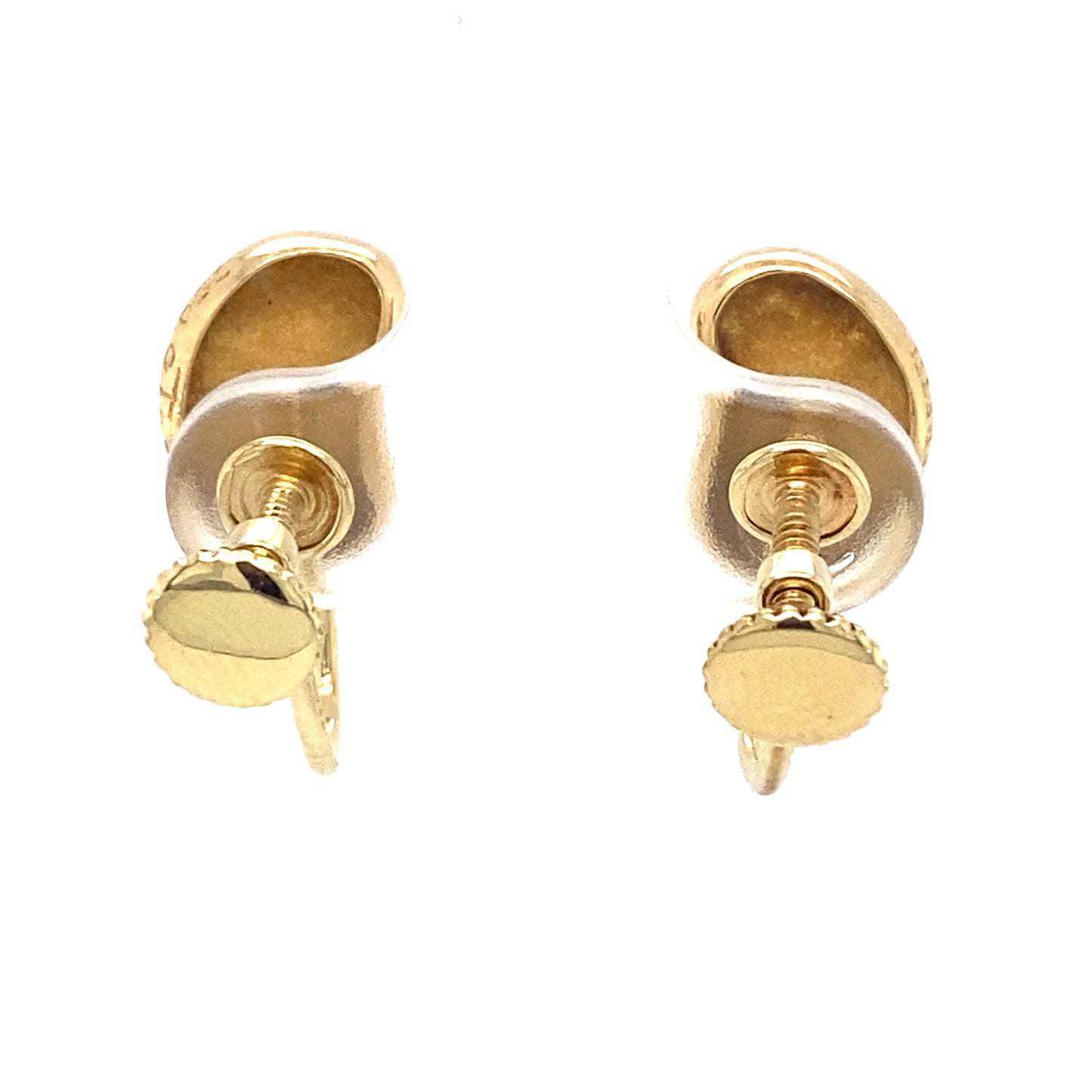 Tiffany & Co. Elsa Peretti Bean Screw Back Non-Pierced Earrings in 18K Gold