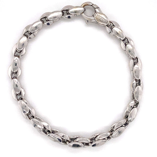 Chimento Link Chain Bracelet in 18K White Gold