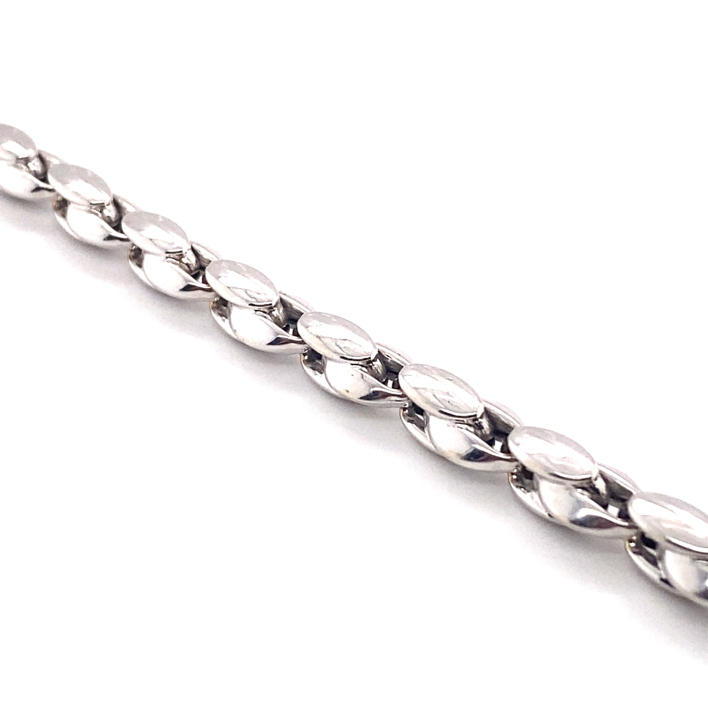 Chimento Link Chain Bracelet in 18K White Gold