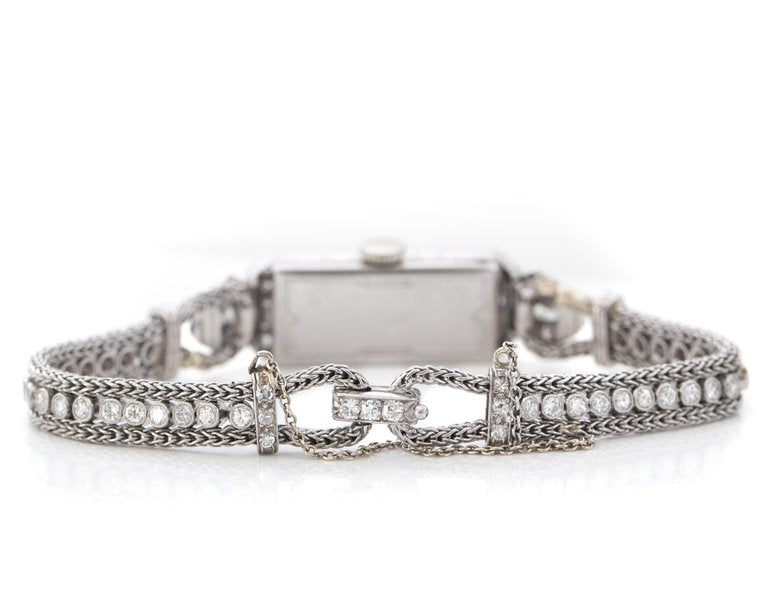 Concord Art Deco Diamond, Platinum Wrist Watch