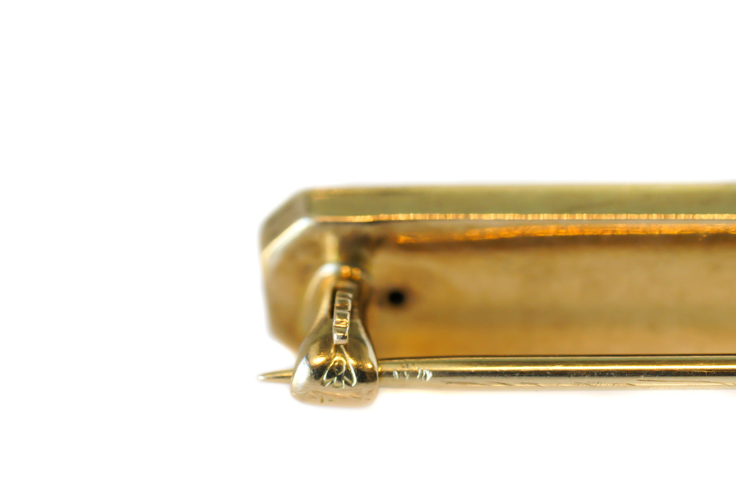 Victorian 14k Yellow Gold Pearl Pin