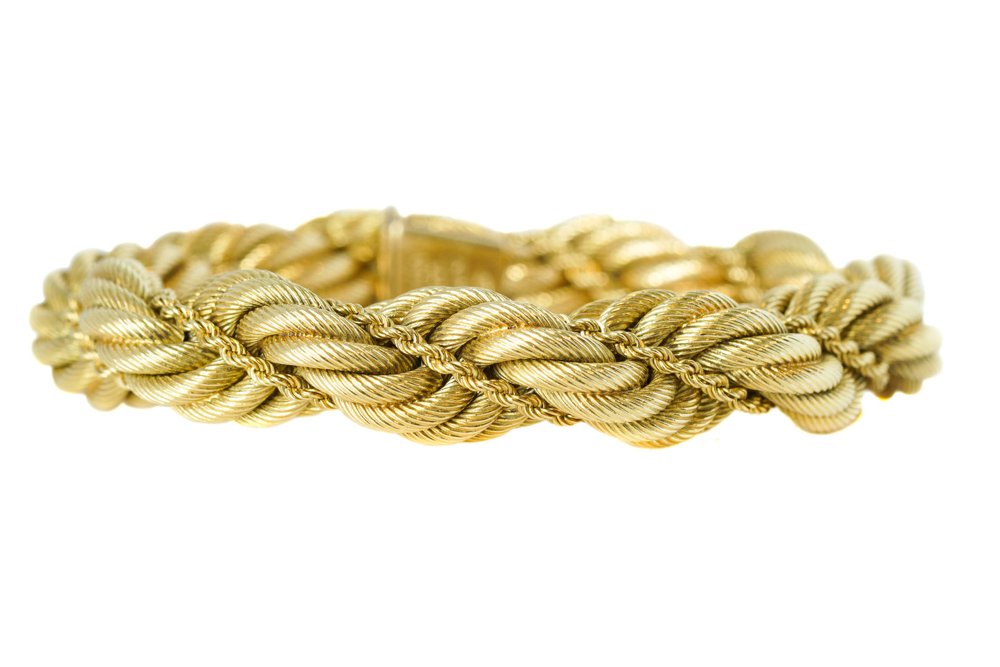 Tiffany and Co. 18k Gold Twisted Rope Bracelet 