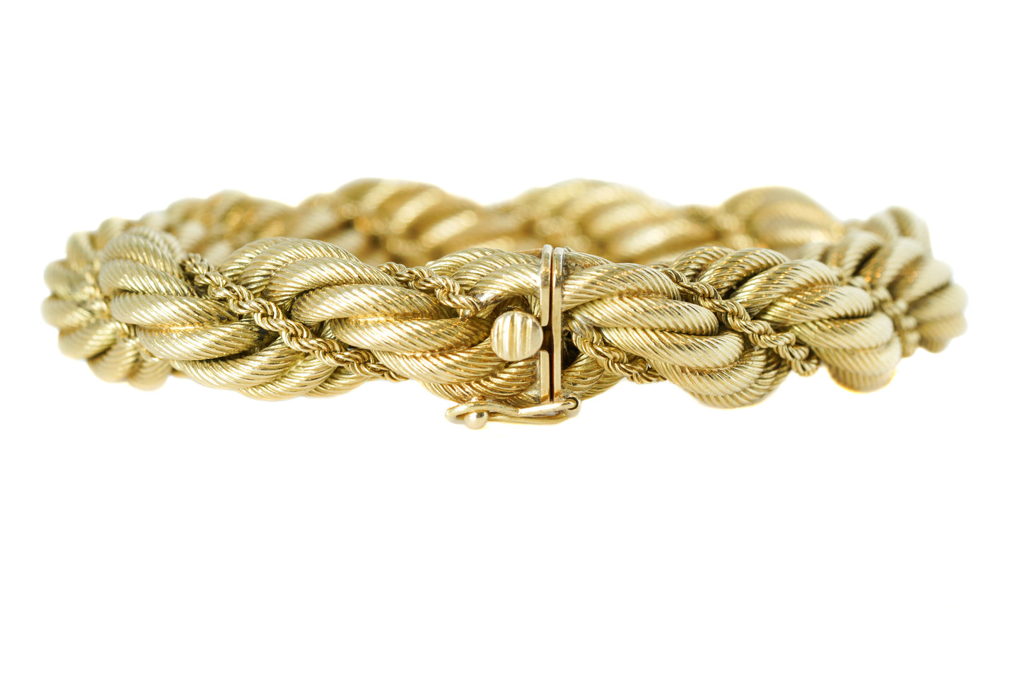 Tiffany and Co. 18k Gold Twisted Rope Bracelet 