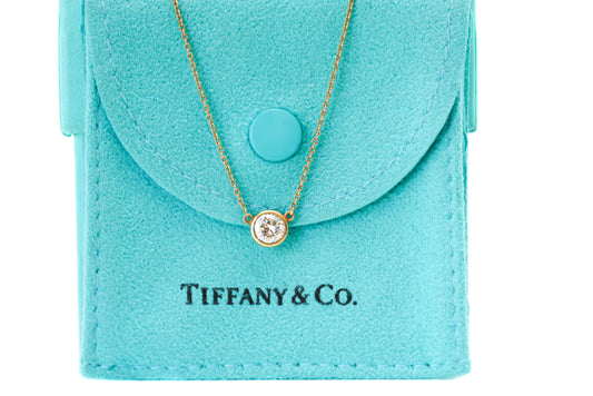 Tiffany and Co. Elsa 18k Gold Diamond Necklace