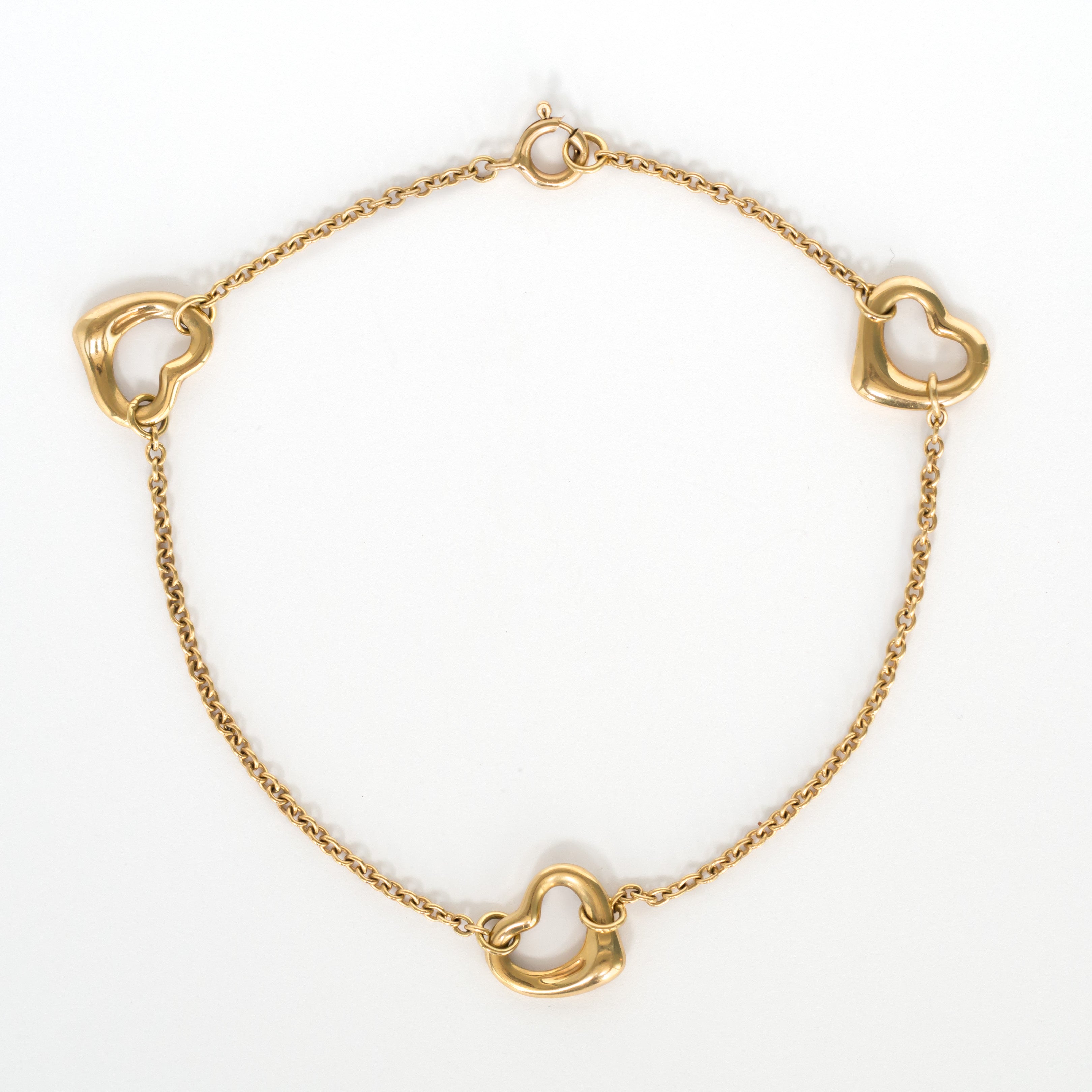 Tiffany & Co. Tiffany Heart Link Screw Bracelet Extremely Rare SV925 | eBay