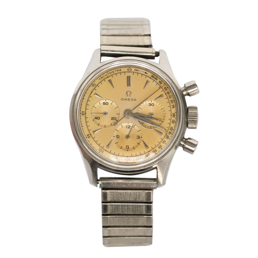 1950s Omega Chronograph Caliber 321 Stainless Steel Watch