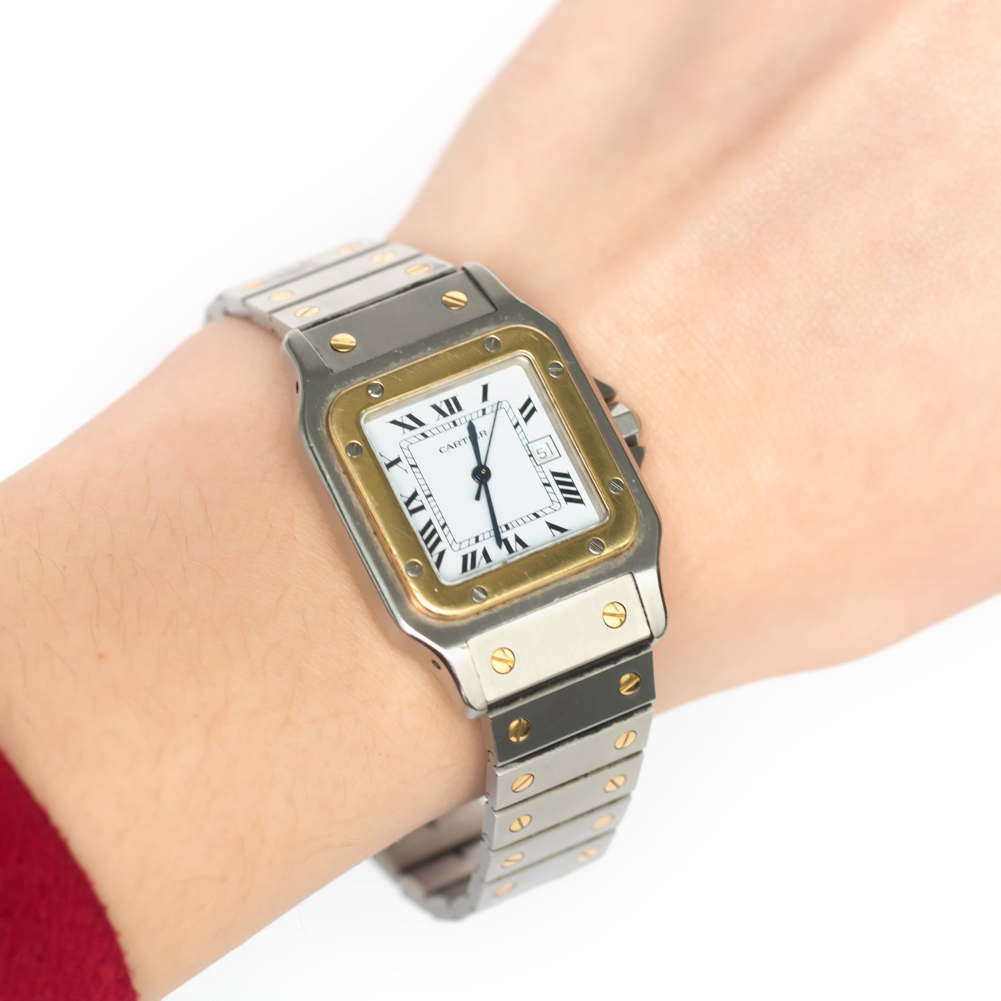 Steel & 18k Yellow Gold Cartier Watch