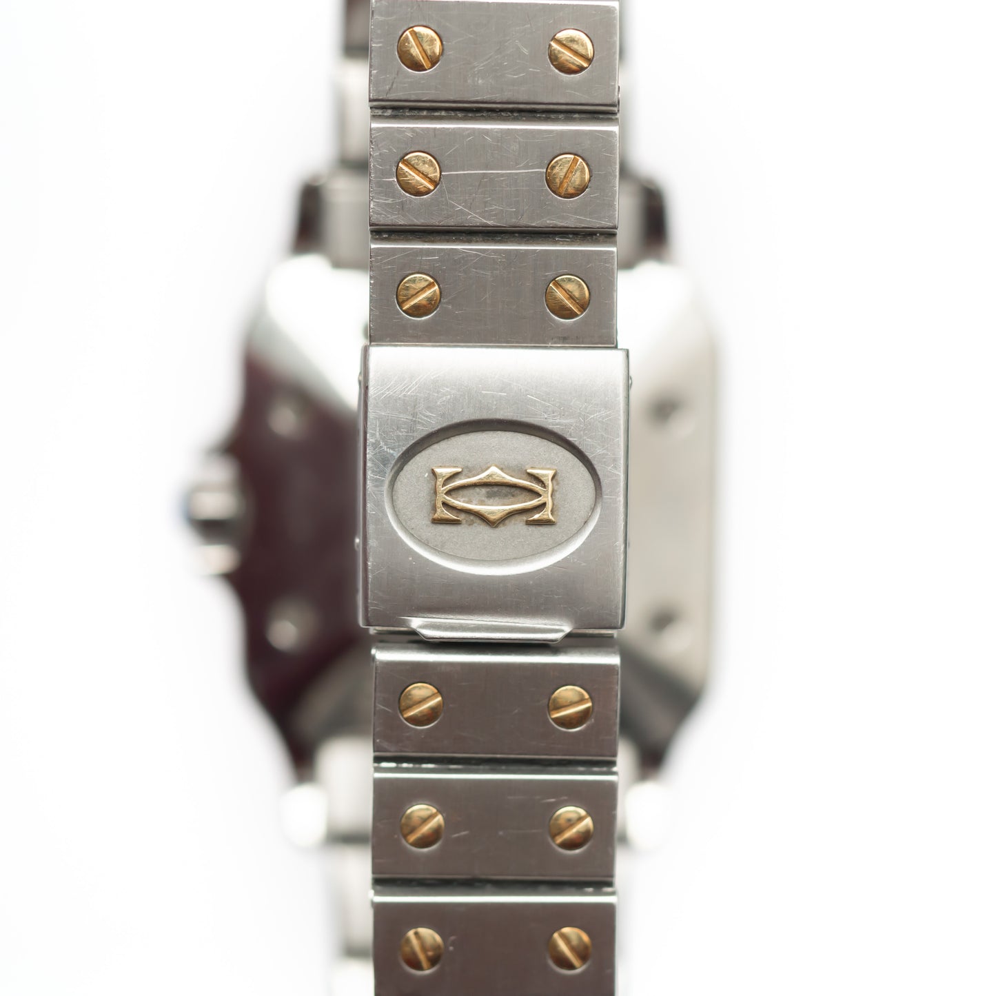 Steel & 18k Yellow Gold Cartier Watch