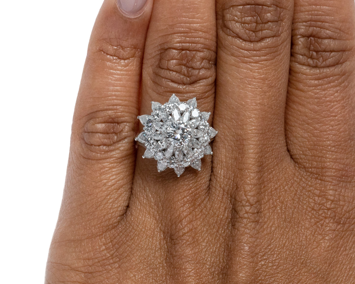 GIA Certified .52 Carat Diamond Platinum Ring